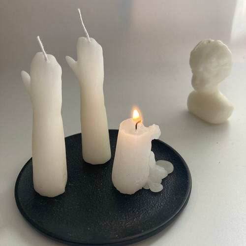 * vintage candle ❀ 小さな陶器製 キャンドル アンティークキャンドルセット | S-candle works（エス