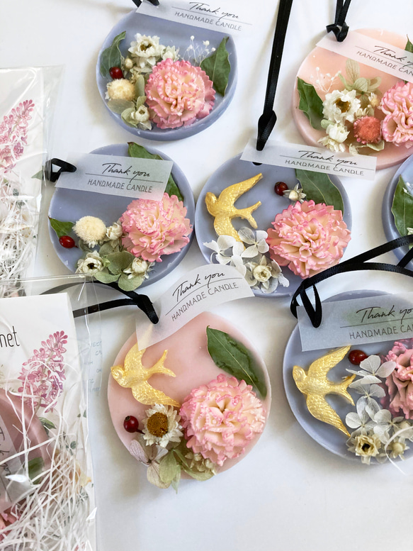 aroma wax sachet アロマワックスサシェ カーネーション キャンドル