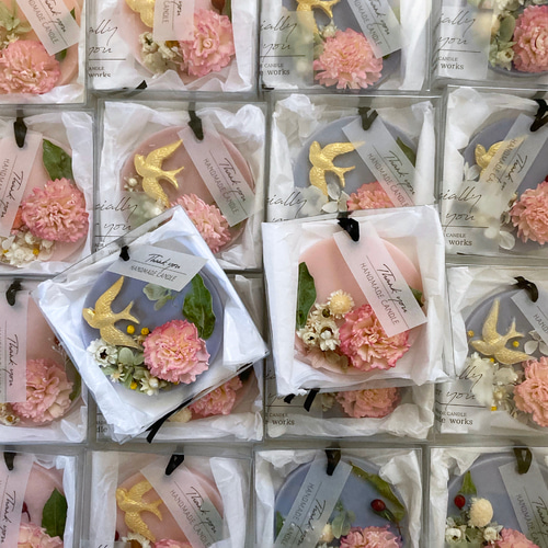 aroma wax sachet アロマワックスサシェ カーネーション キャンドル