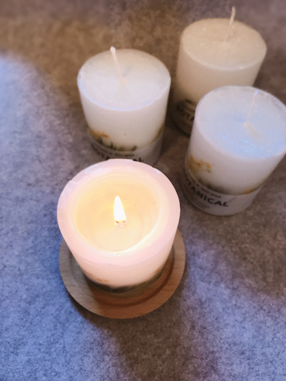 Lavender botanical candle （BOX入り） 3枚目の画像