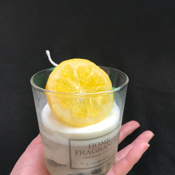 lemon candle レモンキャンドル 1枚目の画像