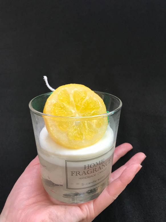 lemon candle レモンキャンドル 1枚目の画像