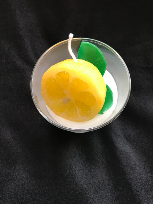 lemon candle レモンキャンドル 4枚目の画像