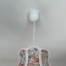 お花のペンダントライト 天井照明 子供部屋 寝室 リビング LED照明 リバティプリント Liberty 4枚目の画像