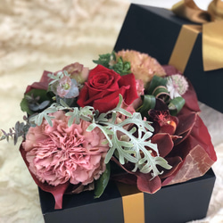 花を贈ろう♡BOXフラワー /ブラックⅡ 6枚目の画像