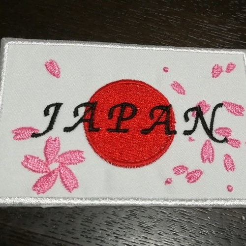 スポーツ国際競技・オリンピック/ジャパン日本国旗日の丸刺繍ワッペン