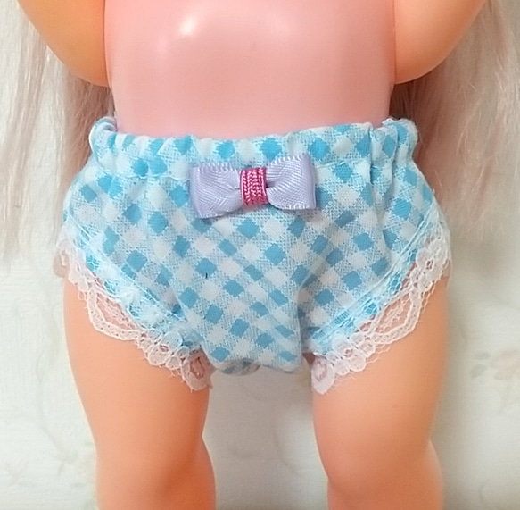 お人形用のパンツ 25cmドール用 ゆめかわ 2枚セット 3枚目の画像