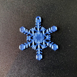 【送料無料】クリスマス 雪の結晶 4個セット 2枚目の画像