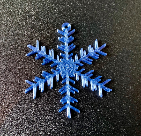 【送料無料】クリスマス 雪の結晶 4個セット 5枚目の画像