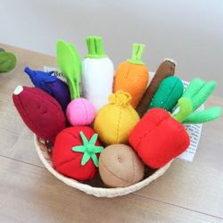 フェルト野菜☆色んな色♪ フェルト野菜☆色んな色♪ フェルト野菜☆色んな色♪