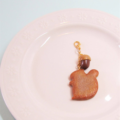 ★ココアクッキー×ターコイズギンガムチェック★ ハンドメイド　スタイ ☆ココアクッキー×ターコイズギンガムチェック☆ ハンドメイド