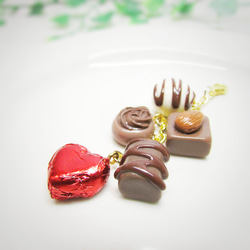 ♡チョコミンツチュロス♡　ショコラ　フェイクスイーツ　チャーム　バレンタイン ♡チョコミンツチュロス♡ ショコラ フェイクスイーツ チャーム