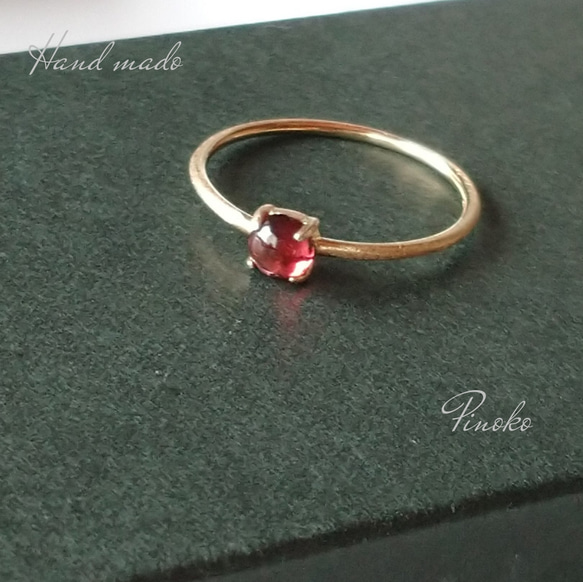 Silver925 18KGP AAA 宝石質 モザンビーク産4mm 0.4カラット