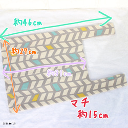 エコバッグ　レジ袋　スーパー　コンビニ　Mサイズ　グレー　【F】 9枚目の画像