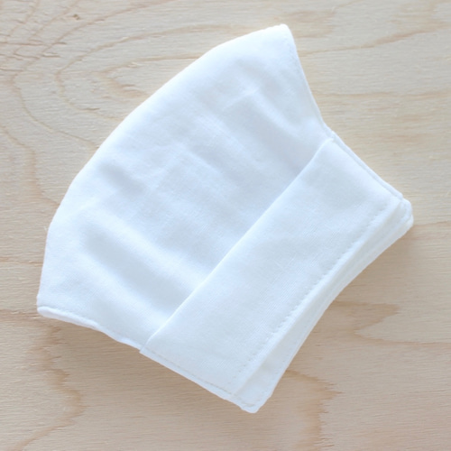 ガーゼマスクの着け心地で、不織布マスクが使える！ ダブルガーゼの  