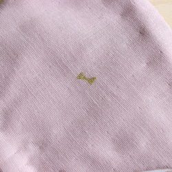 【立体】ガーゼマスク　ピンク　リボン　親子セット 3枚目の画像