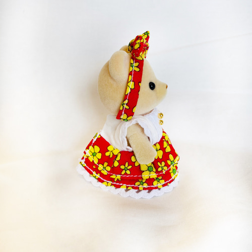 シルバニアファミリー 子供サイズ 着せ替え服 レトロフラワー