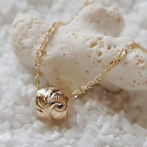 Hawaiianジュエリー　ペンダントトップ/バレル ハワイアンジュエリーペンダント(バレル小・K10) ネックレス