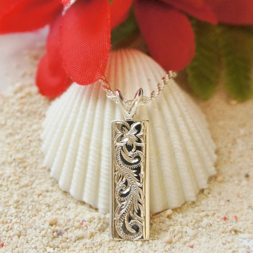 世界的に有名な ハワイアンジュエリーペンダント(プレート7mm・Silver925 アクセサリー