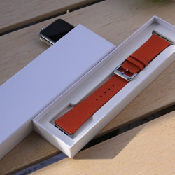 高級革使用 AppleWatchレザーベルト 腕時計ベルト レザーバンド　腕時計バンドD3　高級金具付け 6枚目の画像
