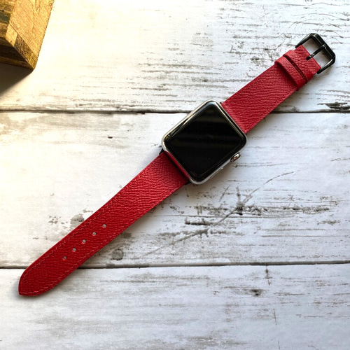 高級革使用Apple Watch エプソンレザーベルト レザーバンド 腕時計