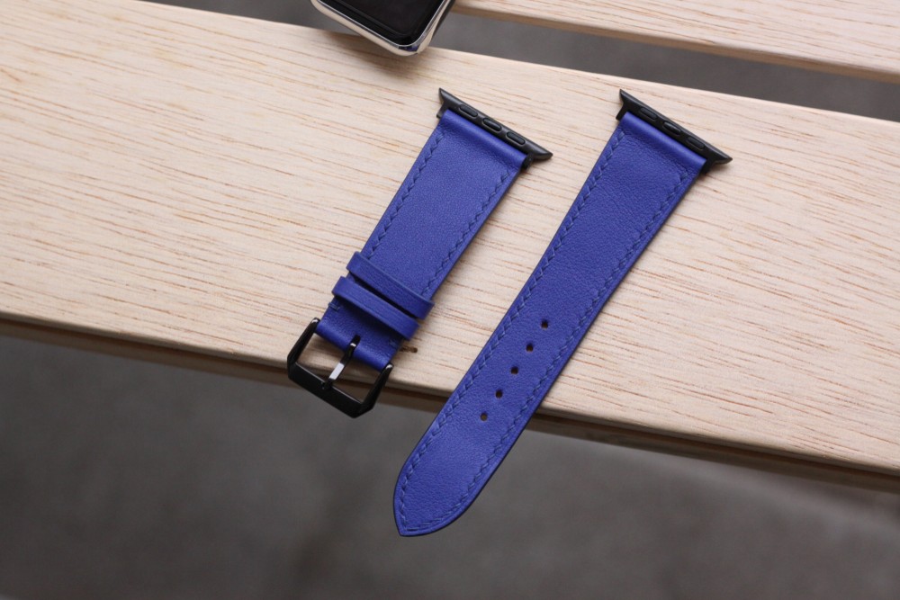 高級革使用Apple Watchレザーベルト レザーバンド　腕時計ベルト D25 高級金具付け