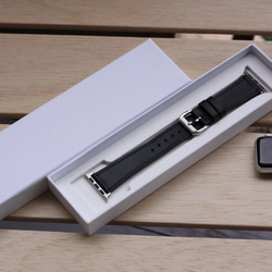 高級革使用Apple Watchレザーベルト レザーバンド　腕時計ベルト D26 高級金具付け 7枚目の画像