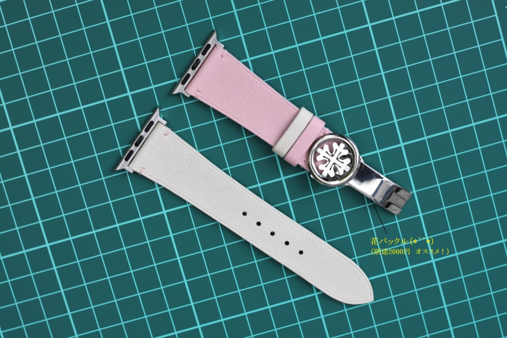 【受注製作】高級革使用Apple Watchレザーベルト 腕時計ベルト レザーバンド　時計ベルト  D28 高級金具付け