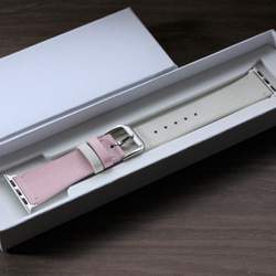 高級革使用Apple Watchレザーベルト 腕時計ベルト レザーバンド　時計ベルト  D28 高級金具付け 8枚目の画像