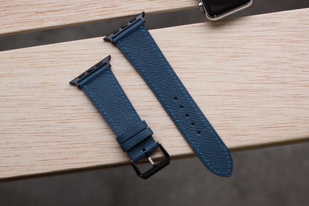 高級革使用Apple Watchレザーバンド レザーベルト 腕時計ベルト  D31 高級金具付け