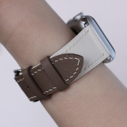高級革使用Apple Watch可愛いレザーベルト　レザーベルト　腕時計ベルト D29 高級金具付け 1枚目の画像