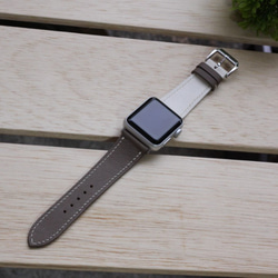 高級革使用Apple Watch可愛いレザーベルト　レザーベルト　腕時計ベルト D29 高級金具付け 4枚目の画像