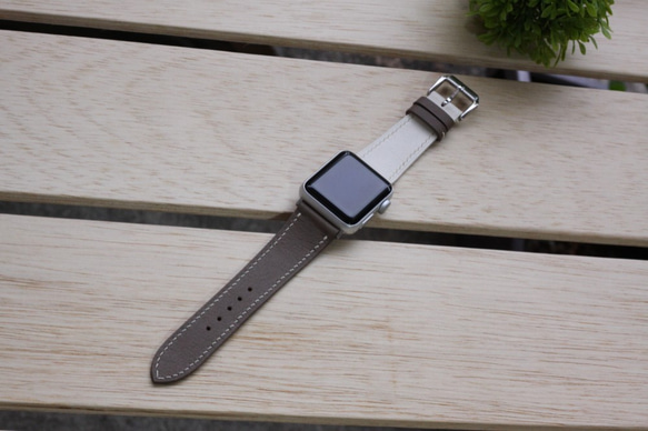 高級革使用Apple Watch可愛いレザーベルト　レザーベルト　腕時計ベルト D29 高級金具付け 4枚目の画像