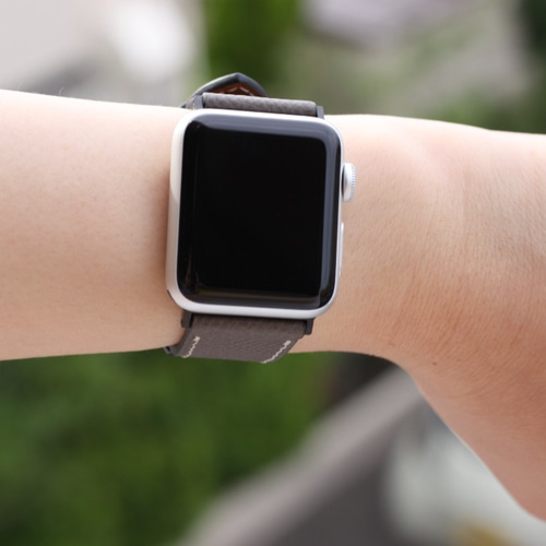 高級革使用Apple Watch エプソンレザーベルト レザーバンド 腕時計 