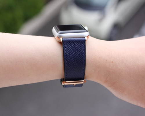 高級革使用Apple Watchレザーバンド レザーベルト 腕時計ベルト 腕時計バンド D40 高級金具付け 高級革使用Apple Watchレザーバンド レザーベルト 腕時計ベルト 腕時計バンド D40 高級金具付け