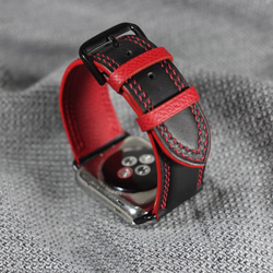 高級革使用Apple Watchレザーバンドスティングレイ エイ革レザーベルト