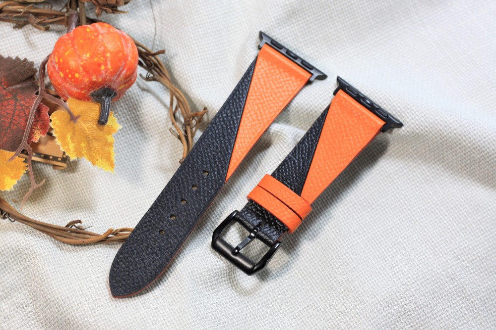 高級革使用Apple Watchエプソンレザーバンド　時計ベルト　レザーベルト D42  高級金具付け 5,504円