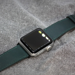 【新作】高級革使用Apple Watchレザーベルト　レザーバンド　時計ベルト　バンド D62 高級金具付け 4枚目の画像