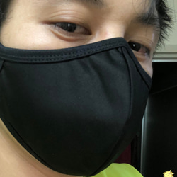 10枚セット　黒カッコイイ　水着素材　立体マスク 　【配送料無料】 6枚目の画像