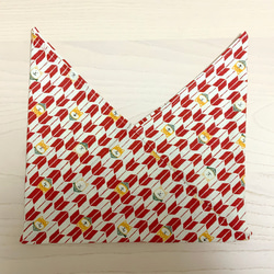 お弁当包み　あずま袋　矢絣　芝犬柄　赤　可愛い　弁当袋 3枚目の画像