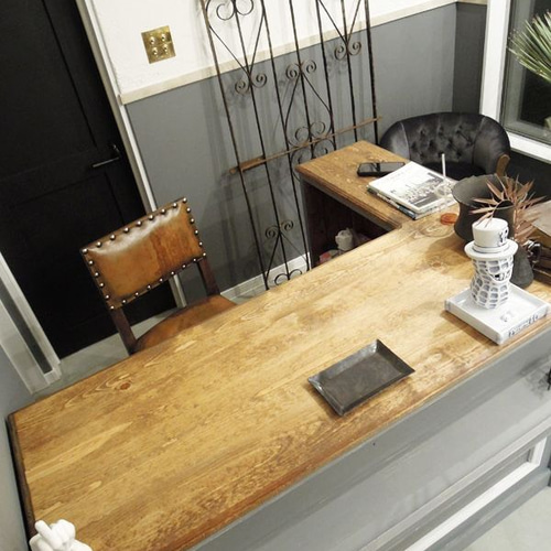 最終お値引き！家具屋さんの受付台だったもの、アンティーク