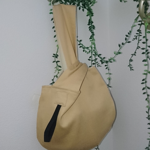 エコバッグ】丸みがかわいい ワンハンドルノットバッグ エコバッグ  