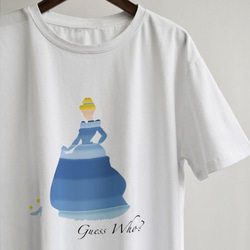 Tシャツ Guess Who？ すべてのステップで注意して女子 1枚目の画像