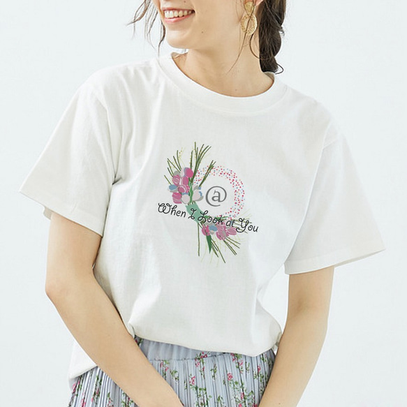 Tシャツ Flower010 2枚目の画像