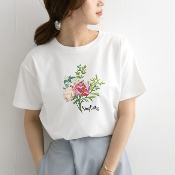 Tシャツ Flower011 2枚目の画像