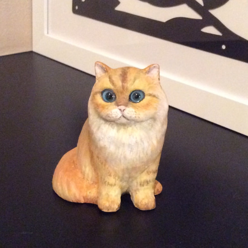 陶器製  チンチラ？ペルシャ？ヒマラヤン？猫の置物 約36センチ 楽天市場】ペルシャ 猫 置物の通販