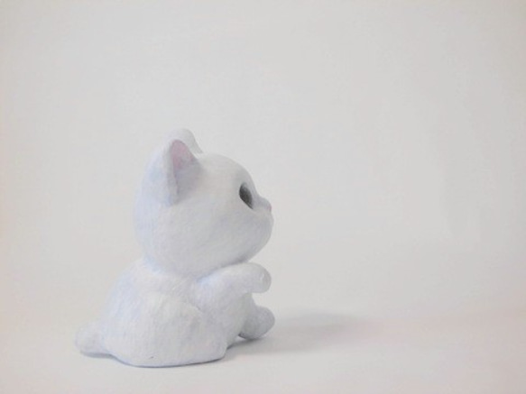 マシュマロ子猫（ブルーアイ白子猫） 4枚目の画像