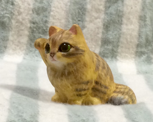 猫(キジトラ)顔の特注品　取手/フック 猫(キジトラ)顔の特注品 取手/フック 猫(キジトラ)顔の特注品