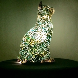 猫型ランプシェード 2枚目の画像