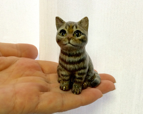 キジトラ子猫 (A) その他置物 猫ハウス 通販 5805832｜Creema